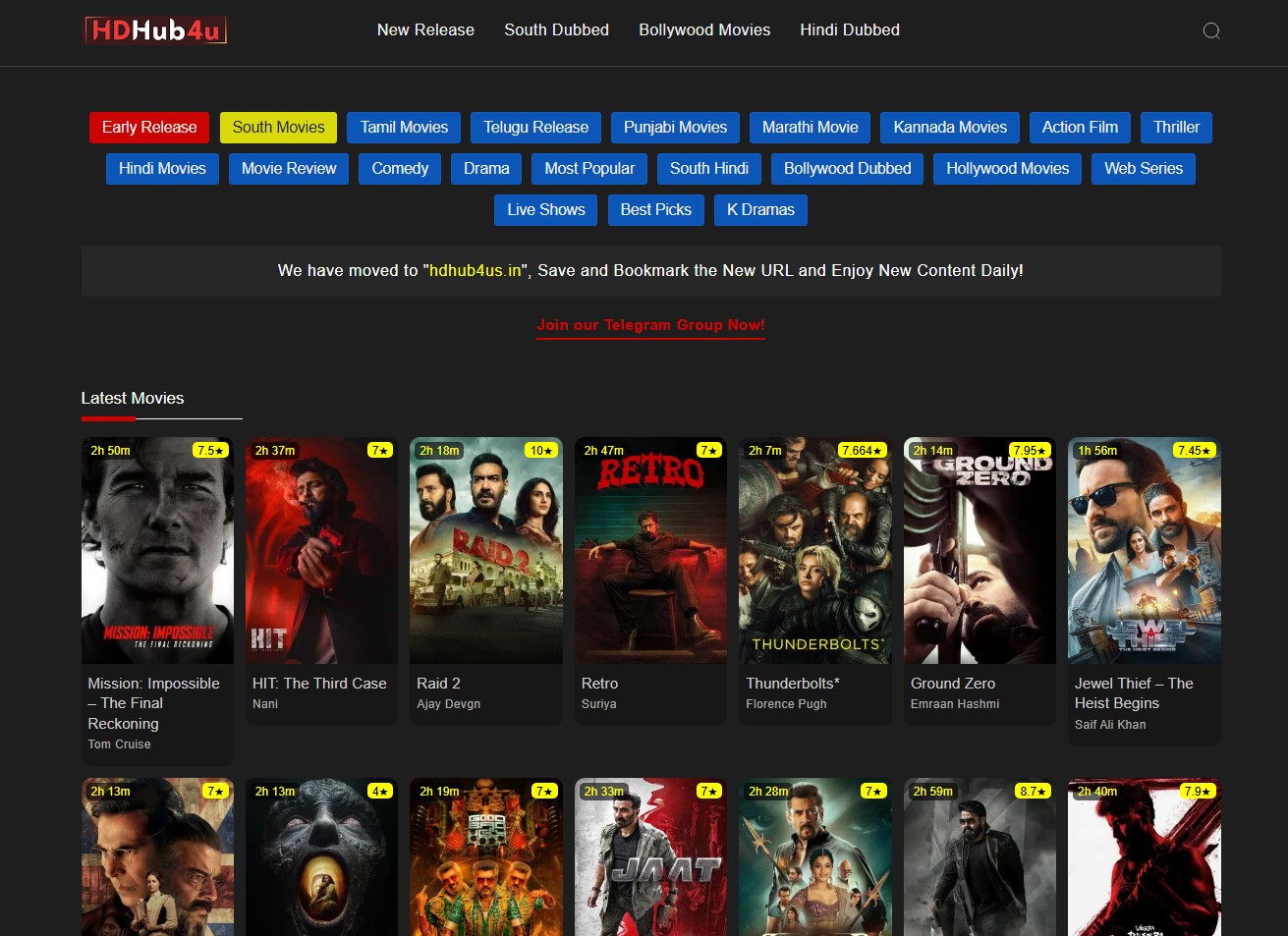 hdhub4u Poster – Stream Upcoming Movies Free